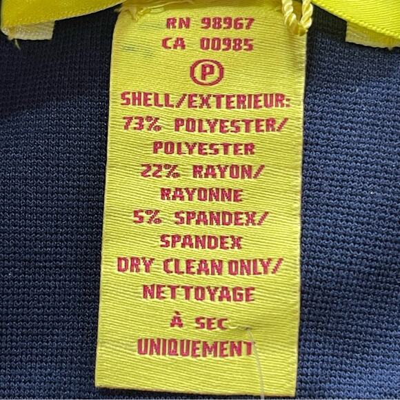 Catherine Malandrino Kerrianne Navy Ponte Cutout Back Sleeveless Dress - Small - Picture 12 of 16